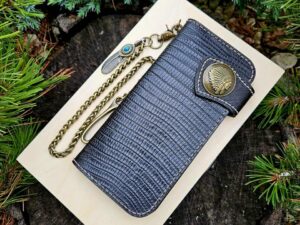 Skórzany portfel "BIKER"