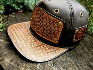 Skórzana czapka z daszkiem "Full Cap"