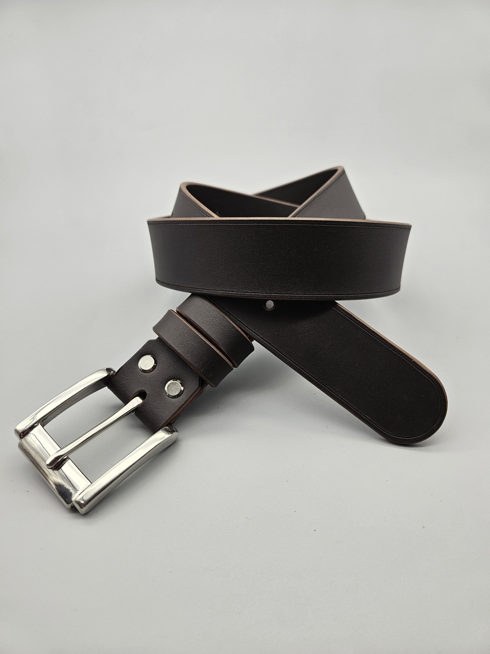 Skórzany pasek klasyczny - obrazek 3