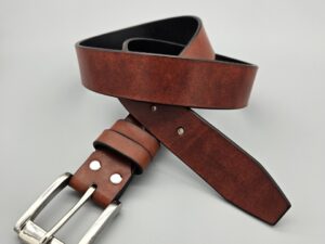 Skórzany pasek "Bushcraft"