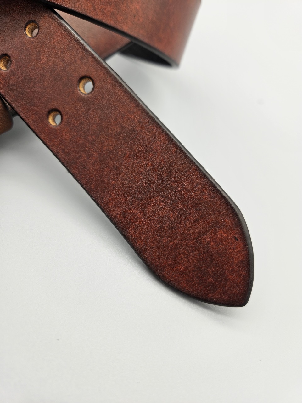 Skórzany pasek "Bushcraft" z klamrą oficerską - obrazek 4