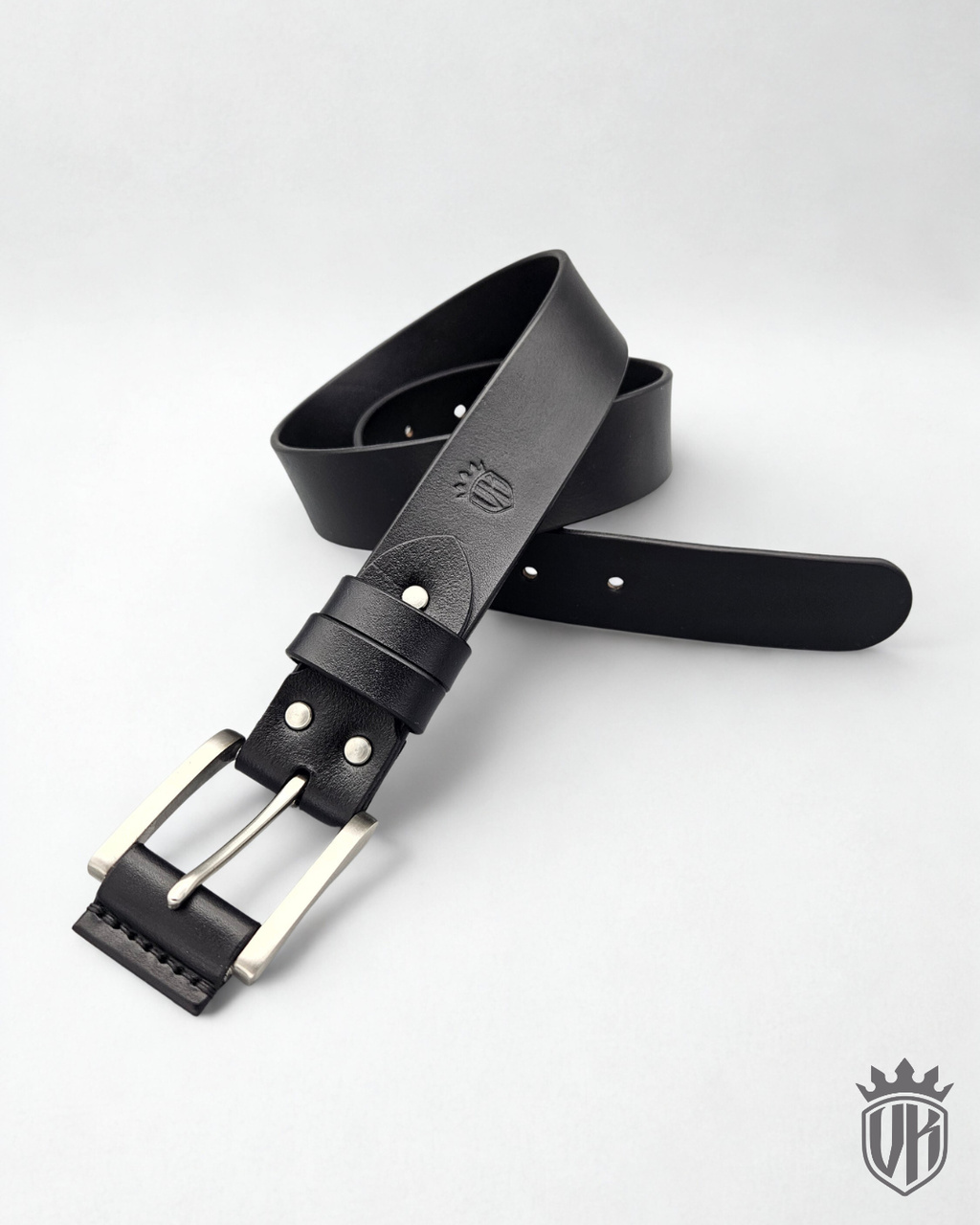 Skórzany pasek "Outdoor" z klamrą ze stali nierdzewnej - obrazek 5