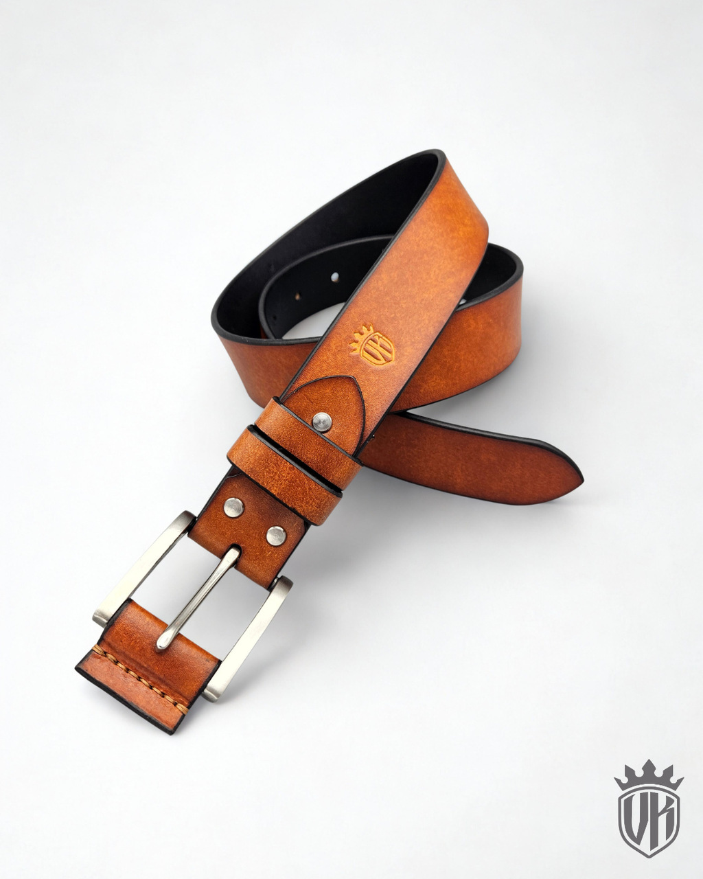 Skórzany pasek "Outdoor" z klamrą ze stali nierdzewnej - obrazek 13