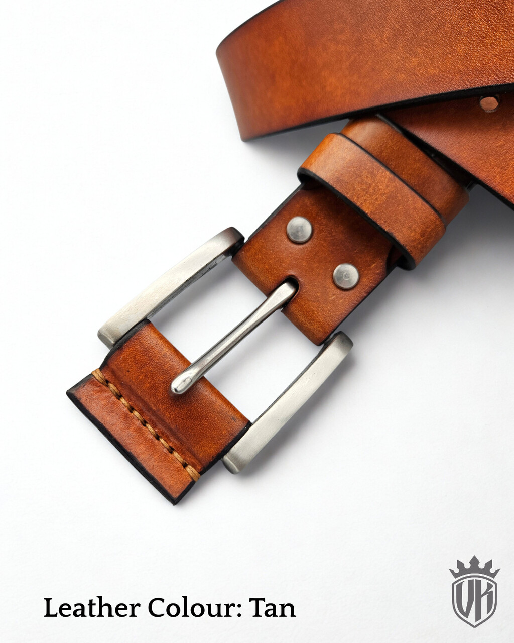 Skórzany pasek "Outdoor" z klamrą ze stali nierdzewnej - obrazek 11