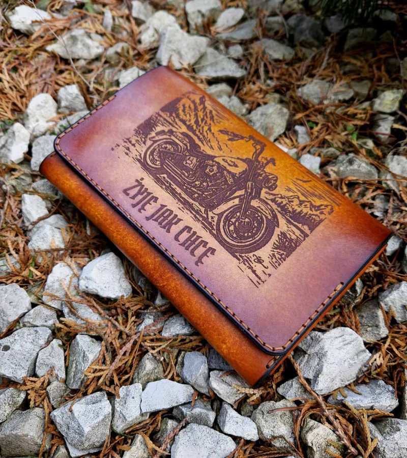 kabura na telefon z motocyklem