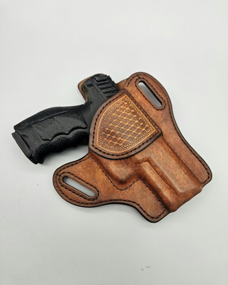 skórzana kabura do broni krótkiej