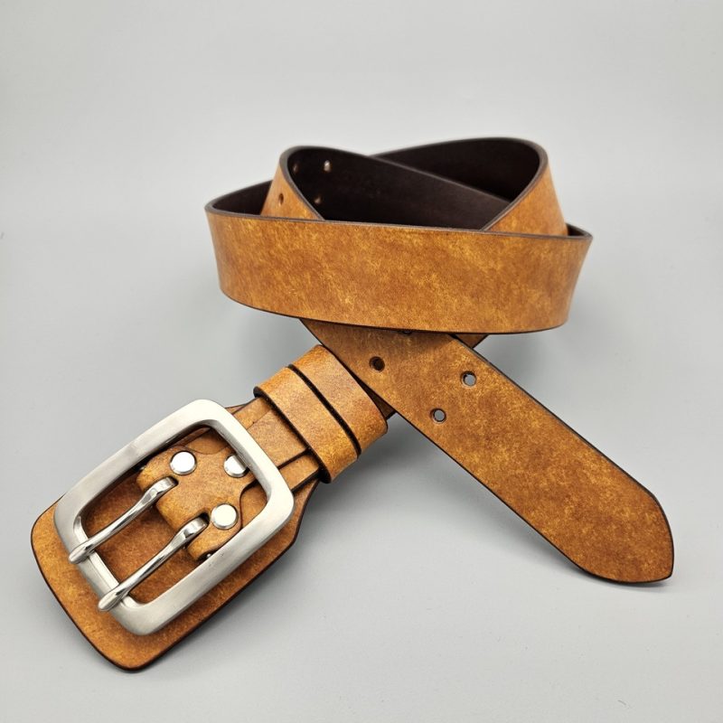 Pasek bushcraft w kolorze koniakowym
