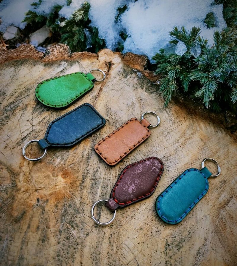 Skórzane breloki