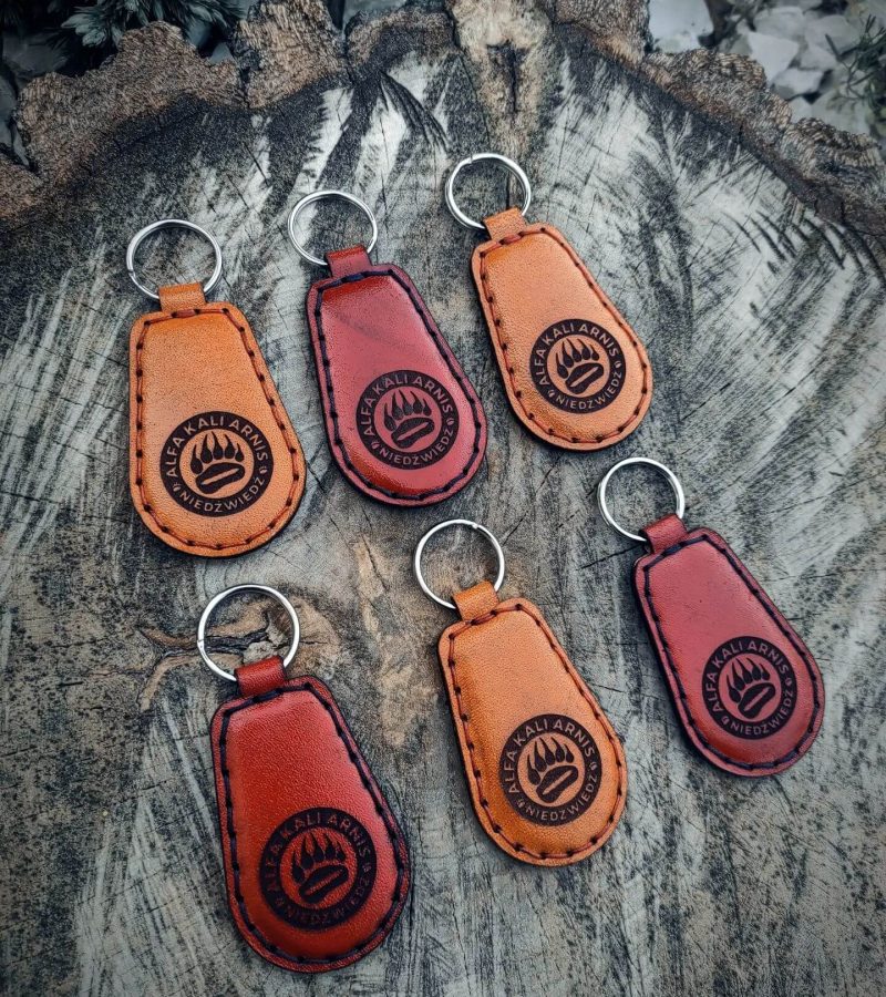 Skórzane breloki