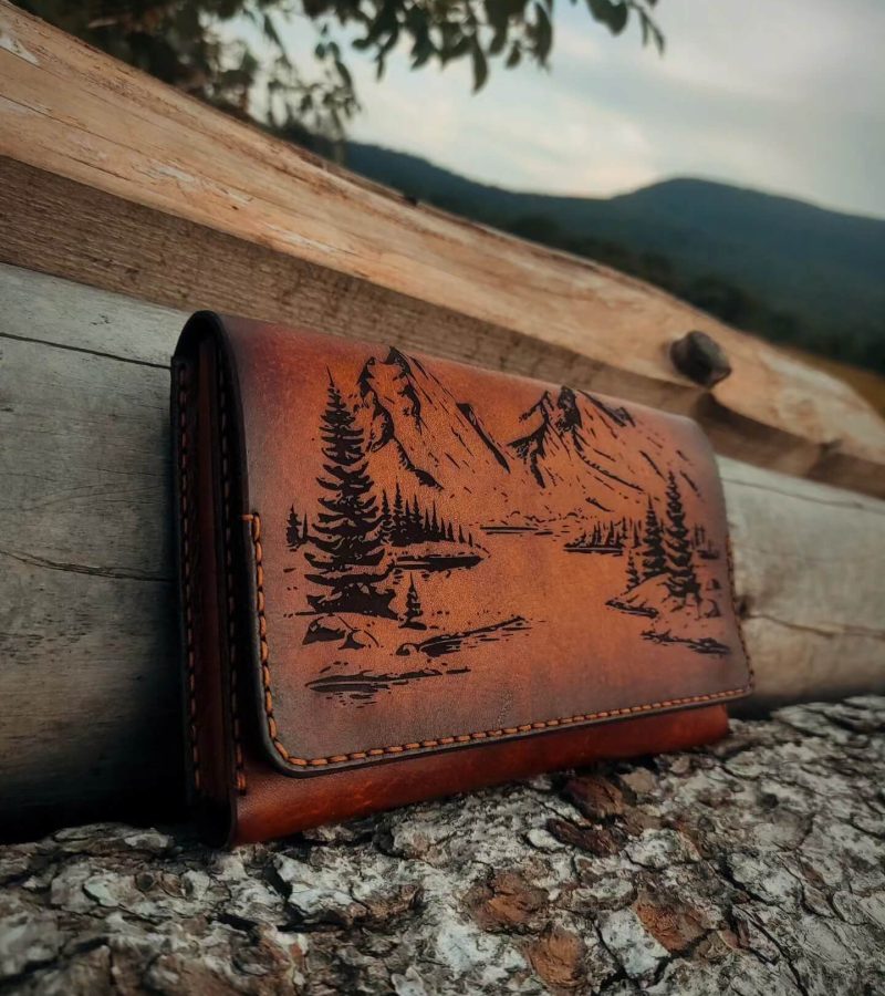 Etui na telefon skórzane